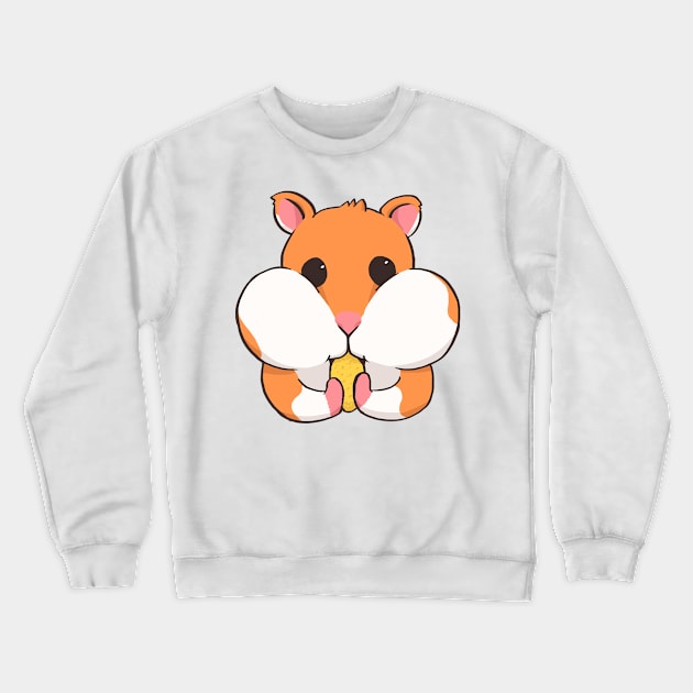 hamster cute Crewneck Sweatshirt by ilustrax